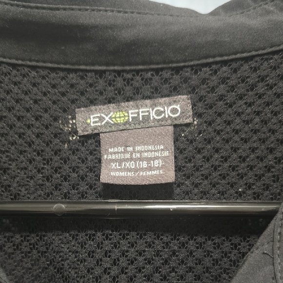 Exofficio Black Mesh-Lined Shirt size XL - Picture 2 of 9